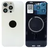 MR3_120687 Задня кришка (скло) iphone 15 pro max білий titanium, сервісний оригінал у зборі на рамці 