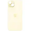 MR3_120954 Задня кришка (скло) iphone 15 yellow (big hole), сервісний оригінал 