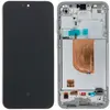 MR3_124202 Дисплей samsung sm-s711 galaxy s23 fe 5g (2023), з сенсором, та рамкою білий сервісний оригінал 
