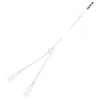 АУДІО ДВІЙНИК AUX (3.5 MALE) SHARE-TO-2AUX FEMALE-JACK (MH028), БІЛИЙ BOX