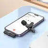 МІКРОФОН ПРИЩЕПКА BOROFONE BFK12 TROPHY LAVALIER WIRELESS DIGITAL MICROPHONE LIGHTNING, ЧОРНИЙ