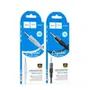 КАБЕЛЬ AUX AUDIO HOCO UPA27 SPIRIT TRANSPARENT AUX AUDIO CABLE 1.2M, ЧОРНИЙ