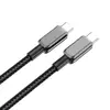 КАБЕЛЬ XO NB-Q250B PD 60W, 1M TYPE-C TO TYPE-C FAST CHARGING, ЧОРНИЙ