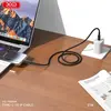 КАБЕЛЬ XO NB-Q250A PD 27W, 1M TYPE-C TO LIGHTNING FAST CHARGING, ЧОРНИЙ
