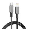 КАБЕЛЬ XO NB-Q250A PD 27W, 1M TYPE-C TO LIGHTNING FAST CHARGING, ЧОРНИЙ