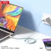 КАБЕЛЬ XO NB-Q250A PD 27W, 1M TYPE-C TO LIGHTNING FAST CHARGING СИНІЙ