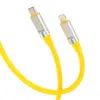 КАБЕЛЬ XO NB-Q252A PD 27W, 1M TYPE-C TO LIGHTNING FAST CHARGING ЖОВТИЙ