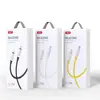 КАБЕЛЬ XO NB-Q252A PD 27W, 1M TYPE-C TO LIGHTNING FAST CHARGING ЖОВТИЙ