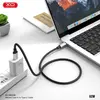 КАБЕЛЬ XO NB-Q252B PD 60W, 1M TYPE-C TO TYPE-C FAST CHARGING, ЧОРНИЙ