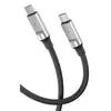 КАБЕЛЬ XO NB-Q252B PD 60W, 1M TYPE-C TO TYPE-C FAST CHARGING, ЧОРНИЙ