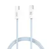 КАБЕЛЬ XO NB-Q273 WOVEN STYLE TYPE-C TO TYPE-C CHARGING CABLE 60W СИНІЙ