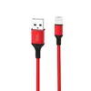 КАБЕЛЬ XO NB143 BRAIDED DATA CABLE MICRO 1M ЧЕРВОНИЙ