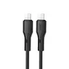 КАБЕЛЬ XO NB-Q231B ROCK SERIES TYPE-C TO TYPE-C 60W DATA CABLE, ЧОРНИЙ