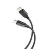КАБЕЛЬ XO NB-Q236A BRAIDED TYPE-C TO LIGHTNING 27W DATA CABLE, ЧОРНИЙ