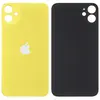 MR3_106632 Задня кришка (скло) iphone 11 yellow (big hole) 