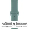 MR3_116111 Ремінець силіконовий для apple watch 38, 40, 41mm розмір s (64) cactus 