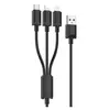 MR3_118264 Кабель combo hoco x74 3in1 (lightning, micro-usb, type-c), 2a 1m black 