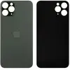 MR3_120030 Задня кришка (скло) iphone 11 pro midnight green (big hole), сервісний оригінал 