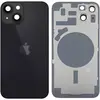 MR3_120048 Задня кришка (скло) iphone 14 plus midnight, сервісний оригінал у зборі на рамці 