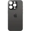 MR3_120684 Задня кришка (скло) iphone 15 pro max black titanium (big hole), сервісний оригінал 
