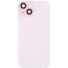 MR3_179151 Задня кришка (скло) iphone 15 pink, сервісний оригінал у зборі на рамці 