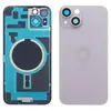 MR3_120381 Задня кришка (скло) iphone 14 plus пурпуровий, сервісний оригінал у зборі на рамці 