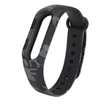 РЕМІНЕЦЬ ДЛЯ XIAOMI MI BAND 5, 6, 7 CAMOUFLAGE, ЧОРНИЙ-СІРИЙ