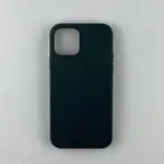 ЧОХОЛ LEATHER CASE WITH MAGSAFE ДЛЯ IPHONE 12 PRO MAX FOREST ЗЕЛЕНИЙ