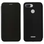ЧОХОЛ-КНИЖКА LEVEL ДЛЯ REDMI 6, ЧОРНИЙ