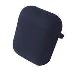ЧОХОЛ ДЛЯ AIRPODS 1, 2 SILICONE CASE, MICROFIBER MIDNIGHT СИНІЙ