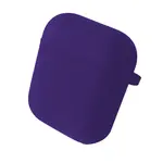 ЧОХОЛ ДЛЯ AIRPODS 1, 2 SILICONE CASE, MICROFIBER ПУРПУРОВИЙ