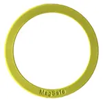 ПЛАСТИНА-КІЛЬЦЕ ДЛЯ MAGSAFE ТРИМАЧІВ МЕТАЛЕВА (+СКОТЧ) SILICONE ЖОВТИЙ