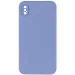 ЧОХОЛ SILICONE CASE FULL CAMERA SQUARE SIDE COPY ДЛЯ IPHONE XS GLYCINE
