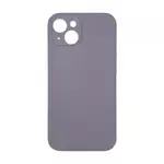 ЧОХОЛ SILICONE CASE FULL CAMERA COPY ДЛЯ IPHONE 15 (46) LAVANDER, СІРИЙ
