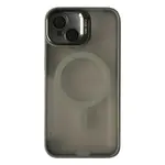 MR4_52242 Чохол case pro matte fortable camera lens magsafe для iphone 16 plus titanium, сірий 