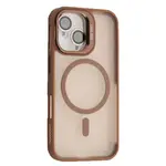 ЧОХОЛ CASE PRO MATTE FORTABLE CAMERA LENS MAGSAFE ДЛЯ IPHONE 16 PLUS GOLDEN BROWN