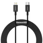 КАБЕЛЬ PD BASEUS SUPERIOR SERIES FAST CHARGING DATA CABLE TYPE-C TO LIGHTNING PD 20W 2M, ЧОРНИЙ CATLYS-C01