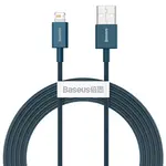 КАБЕЛЬ BASEUS SUPERIOR SERIES FAST CHARGING DATA CABLE USB-A TO LIGHTNING 2.4A 2M СИНІЙ CALYS-C03