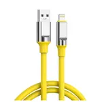 КАБЕЛЬ XO NB251 LIQUID SILICONE RUBBER ДЛЯ LIGHTNING 6A, 1M ЖОВТИЙ