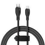 КАБЕЛЬ PD BASEUS PUDDING SERIES FAST CHARGING CABLE TYPE-C TO LIGHTNING 20W 1.2M, ЧОРНИЙ P10355701111-00