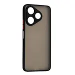 ЧОХОЛ-БАМПЕР ЗАХИСНИЙ GINGLE MATTE CASE REDMI 13, POCO M6 4G, ЧОРНИЙ