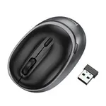 КОМПЮТЕРНА МИШКА HOCO GM34 NUEVO DUAL-MODE BUSINESS WIRELESS MOUSE, ЧОРНИЙ METAL, СІРИЙ