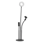 КІЛЬЦЕВА ЛАМПА XO BGD006, LS-90-6 3.5 DISC BASE SINGLE HEAD 3IN1, ЧОРНИЙ