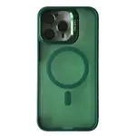 ЧОХОЛ CASE PRO MATTE FORTABLE CAMERA LENS MAGSAFE ДЛЯ IPHONE 14 PRO DARK ЗЕЛЕНИЙ