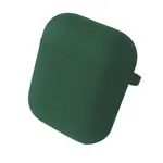 ЧОХОЛ ДЛЯ AIRPODS 1, 2 SILICONE CASE, MICROFIBER DARK ЗЕЛЕНИЙ