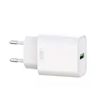 МЕРЕЖЕВИЙ ЗАРЯДНИЙ ПРИСТРІЙ XO L103 (EU) QC3.0 18W CHARGER, БІЛИЙ