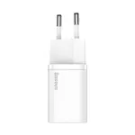 МЕРЕЖЕВИЙ ЗАРЯДНИЙ ПРИСТРІЙ BASEUS SUPER SI QUICK CHARGER 1C 30W EU, БІЛИЙ CCSUP-J02