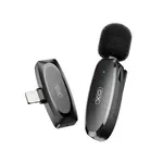 МІКРОФОН XO MKF08B LIGHTNING WIRELESS COLLARCLIP MICROPHONE, ЧОРНИЙ