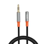 АДАПТЕР XO NB-R269A 3.5 MALE TO 3.5 FEMALE ADAPTER 1M, ЧОРНИЙ