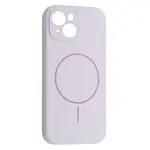 ЧОХОЛ SILICONE CASE FULL CAMERA FINE RING MAGSAFE ДЛЯ IPHONE 14 PURPULE LILAC